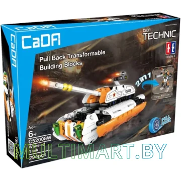Конструктор CaDa Technic Танк-трансформер C52008W